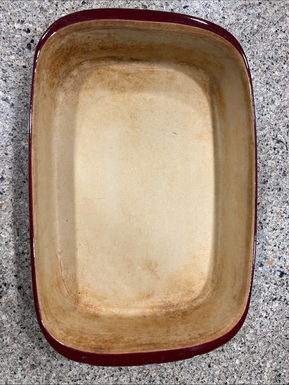Pampered Chef heritage Cranberry Dish 9x13 Baker Stone Casserole Pan z22